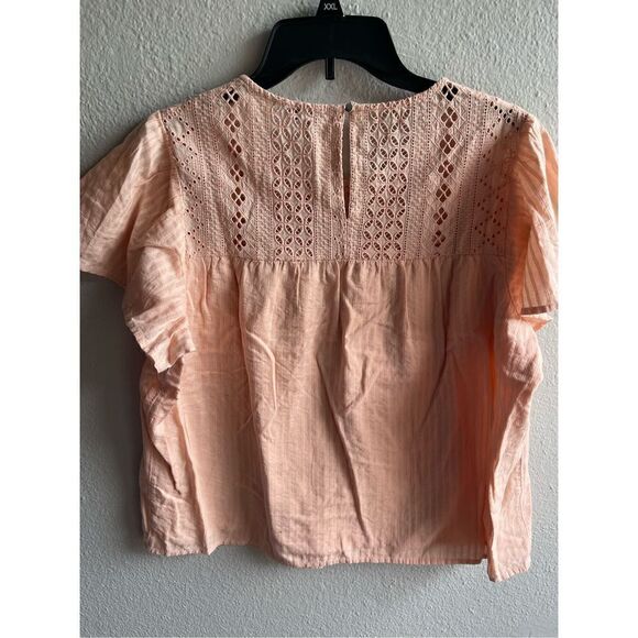 ❤️Ella Moss Flutter Sleeve Boho Top - Picture 5 of 6